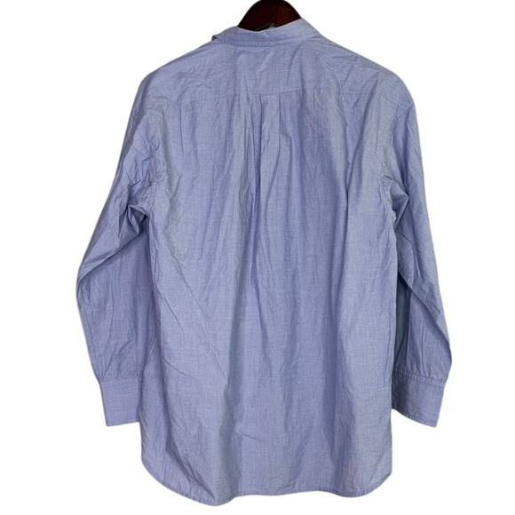 J. Crew Relaxed Fit 100% Cotton Button Down Collar Shirt Longsleeve 8 Peri Blue - Picture 6 of 15